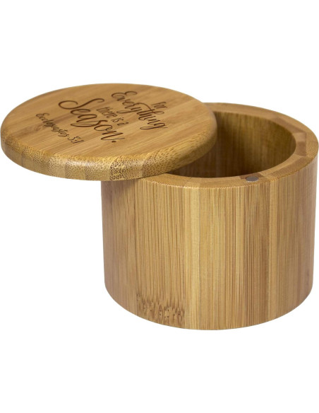Caja de Sal de Bambú Totally Bamboo 170g Tapa Magnética