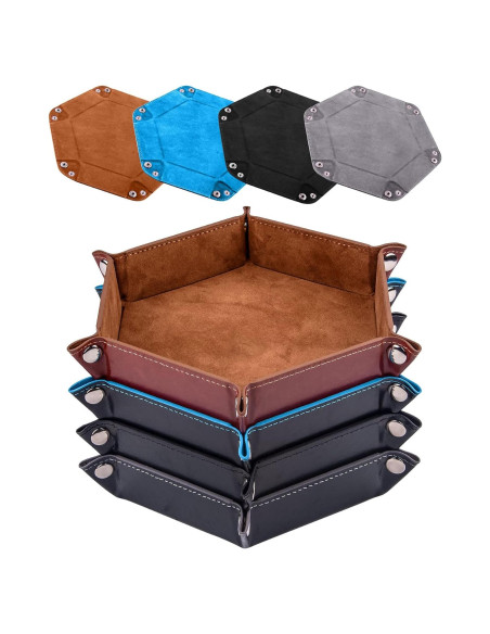 Bandejas para Dados SIQUK 4 Piezas Plegables en 4 Colores