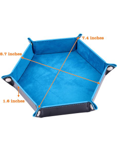 Bandejas para Dados SIQUK 4 Piezas Plegables en 4 Colores 2