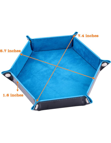 Bandejas para Dados SIQUK 4 Piezas Plegables en 4 Colores