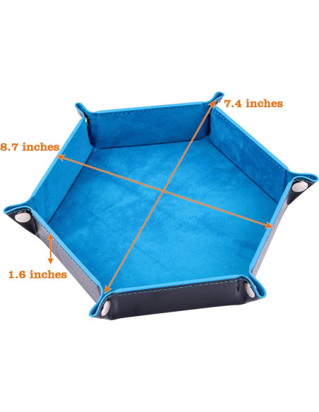 Bandejas para Dados SIQUK 4 Piezas Plegables en 4 Colores