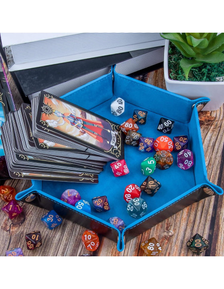 Bandejas para Dados SIQUK 4 Piezas Plegables en 4 Colores