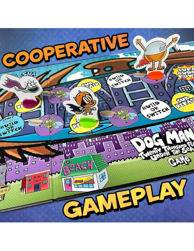 Juego de Mesa Dog Man Veinte Mil Pulgas - University Games