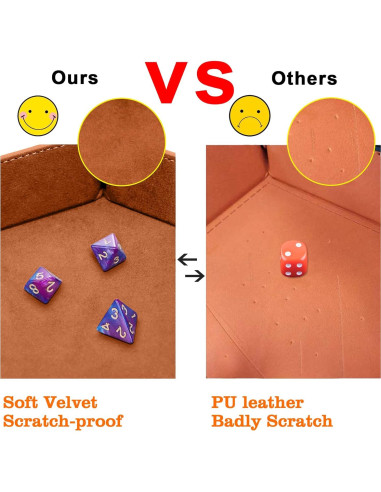 Bandejas para Dados SIQUK 4 Piezas Plegables en 4 Colores