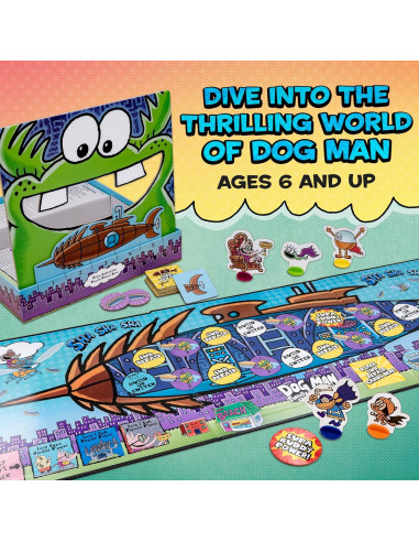 Juego de Mesa Dog Man Veinte Mil Pulgas - University Games