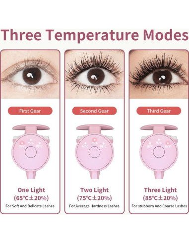 Rizador de Pestañas GERY 2381 Eléctrico Recargable 24h