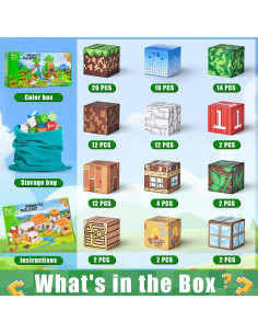 100 Bloques Magnéticos YZ - Juguete de Construcción STEM 3+ 2