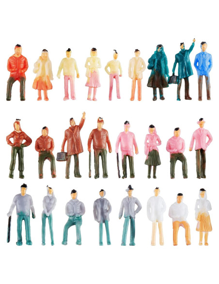 200 Figuras de Personas 1:75 Gejoy para Modelos Miniatura