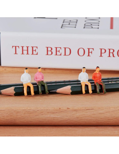 200 Figuras de Personas 1:75 Gejoy para Modelos Miniatura