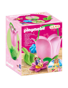 Juguete de Playa Playmobil Cubo Flores Primavera 6 Piezas