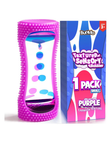 BunMo Burbujeador de Movimiento Líquido Pequeño Púrpura