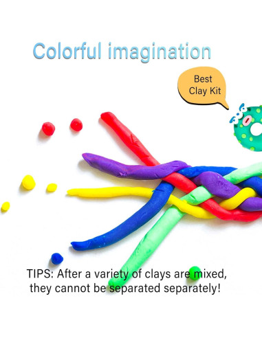 Arcilla Mágica para Modelar VANJETO 198 g Seca al Aire