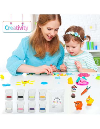 Arcilla Mágica para Modelar VANJETO 198 g Seca al Aire