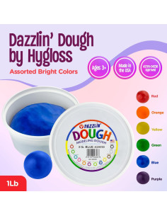 Masa de Modelar Aromatizada Hygloss 1,36 kg Azul 2