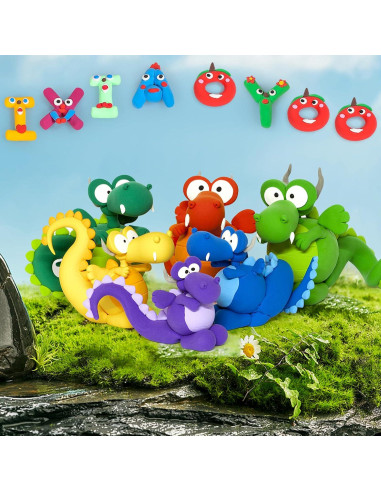 Arcilla Secada al Aire Ixiaoyoo 100 Colores para Modelar