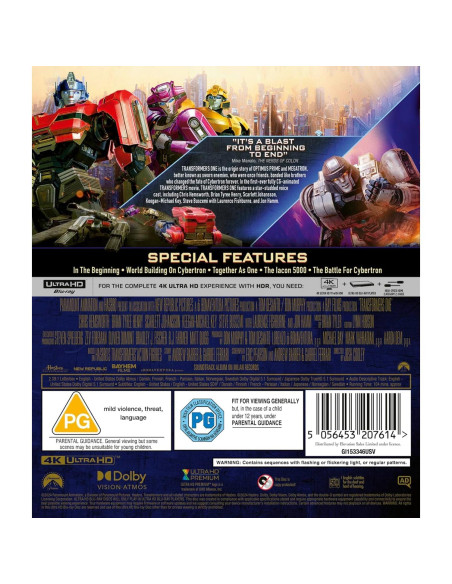 Transformers One 4K UHD + Blu-ray Región Libre
