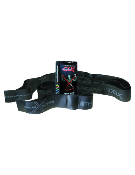 Banda de Resistencia THERABAND CLX Negra Pesada 3.31 kg
