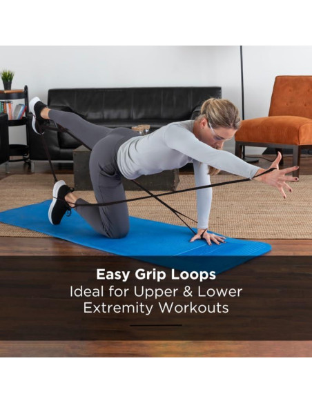 Banda de Resistencia THERABAND CLX Negra Pesada 3.31 kg