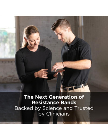 Banda de Resistencia THERABAND CLX Negra Pesada 3.31 kg