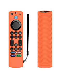 Funda de Silicona FiiMan para Control Remoto FireTV Naranja