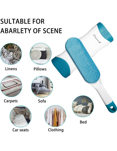 Juego de 2 Cepillos Quitapelusas DAXIAODI Autolimpiante