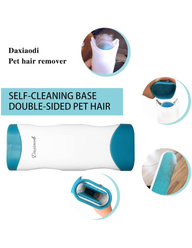 Juego de 2 Cepillos Quitapelusas DAXIAODI Autolimpiante