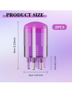 Peine Aplicador de Aceite GTUDOR 2Pcs para Crecimiento Capilar 2