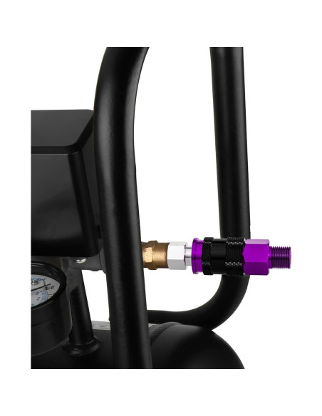 GASHER Acoplador de Aire 1/4" Macho 12 Piezas Aluminio