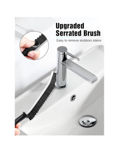 Paquete de 3 Cepillos de Limpieza Tinerray - Cerda Dura 2