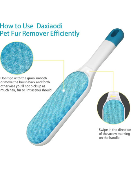 Juego de 2 Cepillos Quitapelusas DAXIAODI Autolimpiante