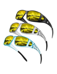 Gafas de Sol Polarizadas HD sobre Gafas para Hombres y Mujeres