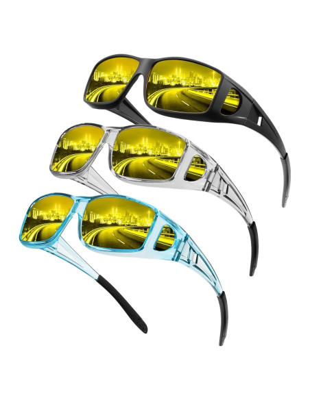 Gafas de Sol Polarizadas HD sobre Gafas para Hombres y Mujeres