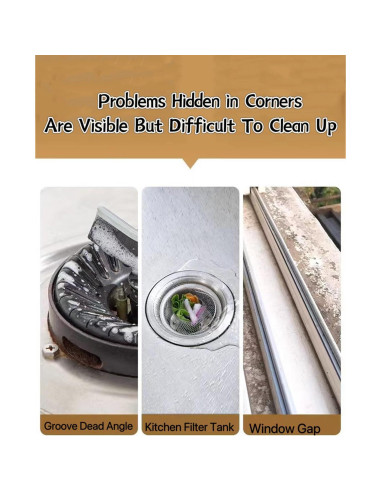 Brocha de Limpieza de Grietas PROBUSINES - 3 Unidades