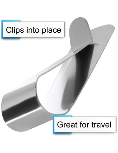 Cuerno de zapato Steel Clip-N-Slide Acero 8,89 cm