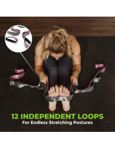 Correa de Estiramiento Gradient Fitness 243.84 cm 12 Bucles 2