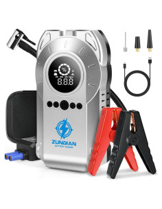 Arrancador de Coche ZunDian Q19 6000A con Compresor 150PSI