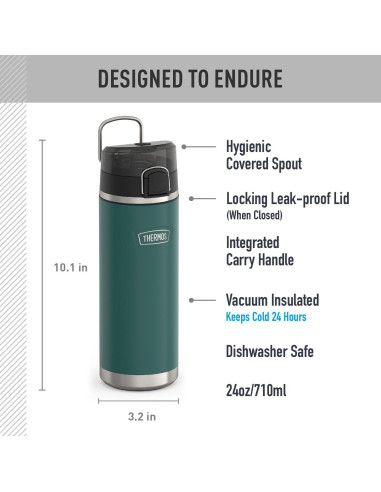 Botella de Agua THERMOS Serie Icon 710 ml Acero Inoxidable