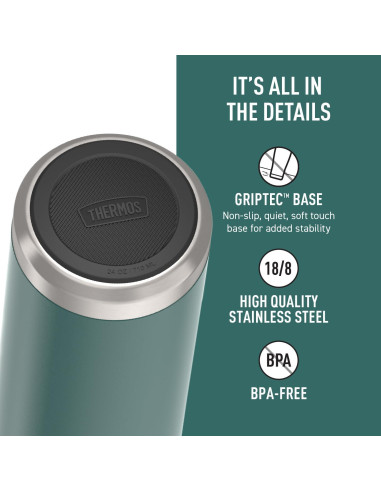 Botella de Agua THERMOS Serie Icon 710 ml Acero Inoxidable