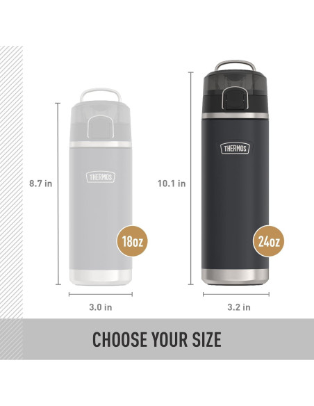 Botella de Agua THERMOS Serie Icon 710 ml Acero Inoxidable