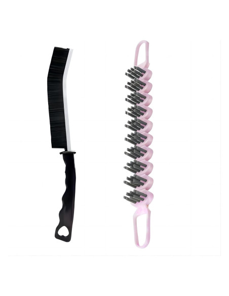 Cepillo de Limpieza POPGIO 2 Pcs Flexible y de Ranura