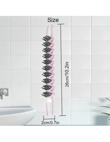 Cepillo de Limpieza POPGIO 2 Pcs Flexible y de Ranura