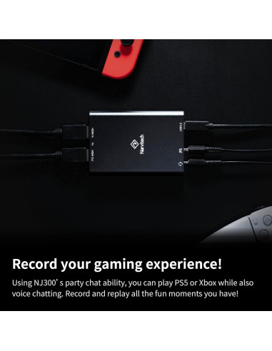 Tarjeta de Captura NARVITECH NJ300 4K60 Passthrough 1080P