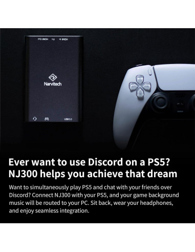 Tarjeta de Captura NARVITECH NJ300 4K60 Passthrough 1080P