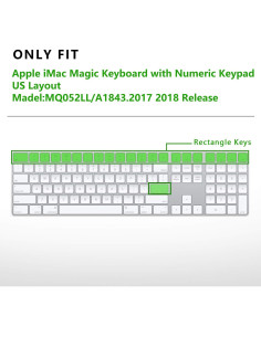 Cubierta Teclado Inalámbrico MMDW para iMac MQ052LL/A 2