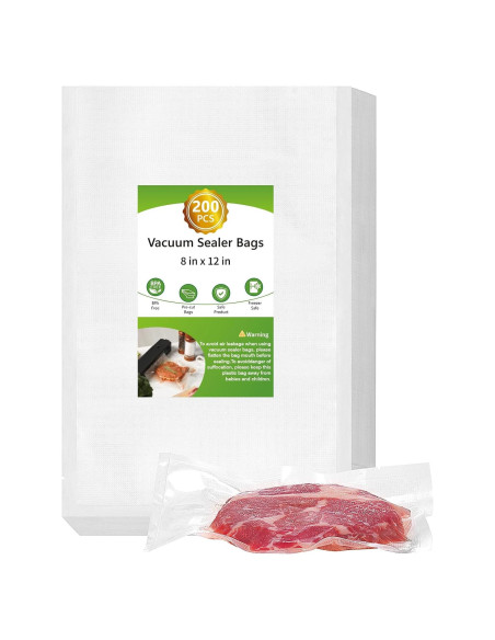 Bolsas de Sellado al Vacío Moretoes 200pcs 20x30cm Sin BPA