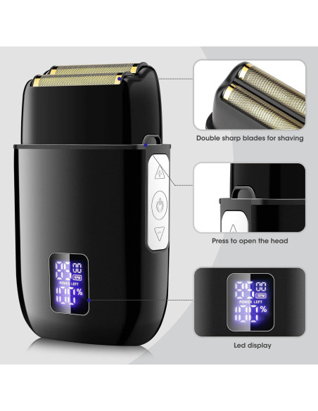 Cortadoras de cabello Lanumi JM-978 Kit 3 piezas recargables Cortadoras de cabello Lanumi JM-978 Kit 3 piezas recargables