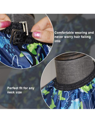 Capa de corte para niños Flagsky 120x100 cm delfín azul