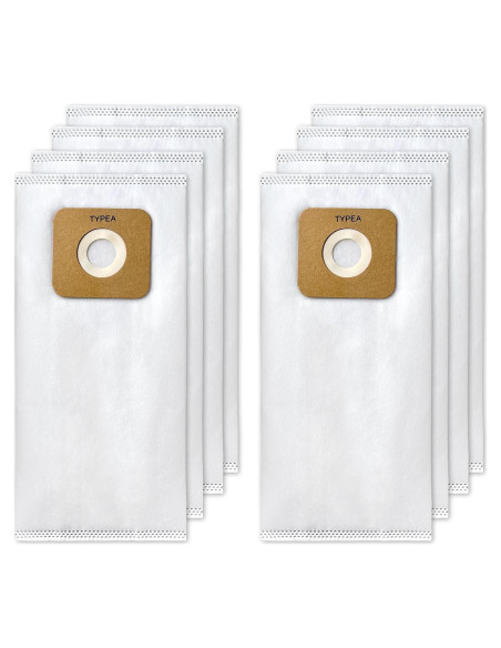 Paquete de 8 bolsas HEPA Kerneed RAH-6 para aspiradoras Riccar