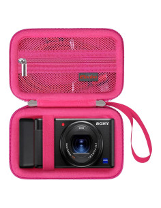 Funda de transporte Elonbo para cámara Sony ZV-1F - Frambuesa