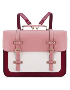 Bolsa para Laptop ECOSUSI Rosa 15.6" Cuero Vegano